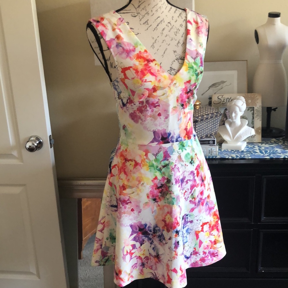 Felicity & CoCo Watercolor Florals Dress